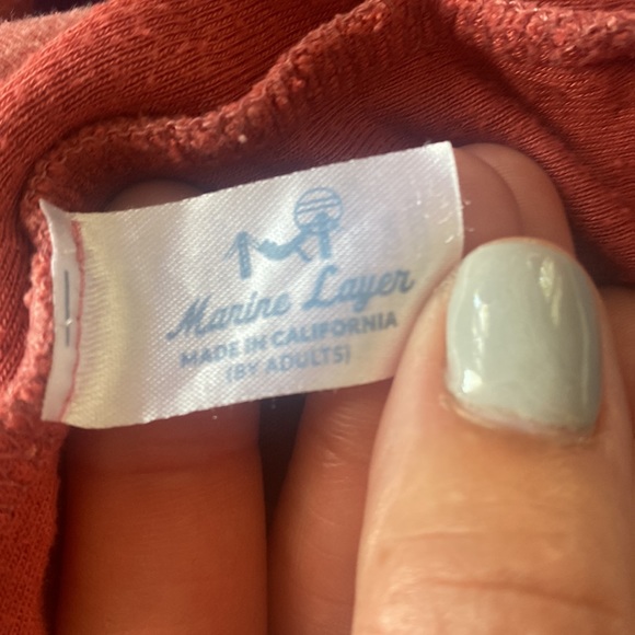 Marine Layer long sleeve button front Henley size Large - Picture 9 of 11